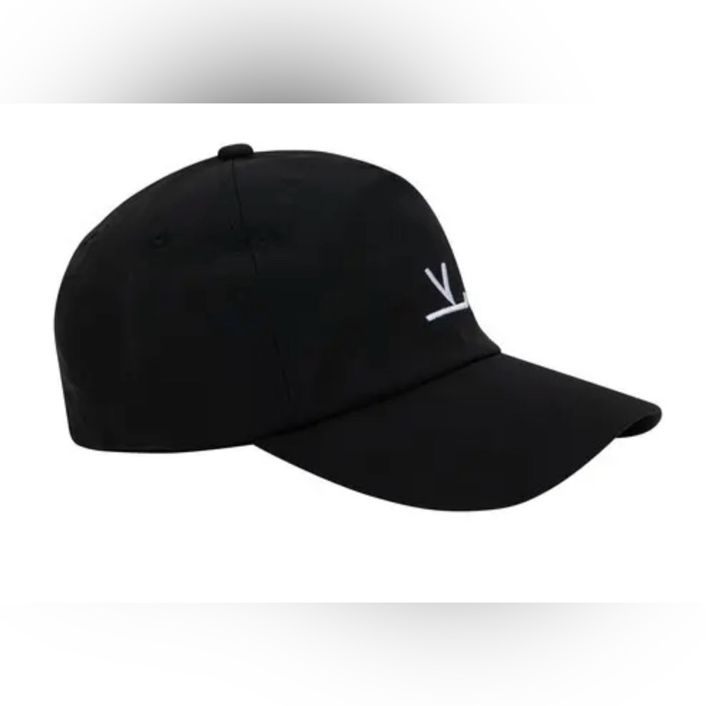 NWT Vuarnet Classic Black Cap with White Embroidery